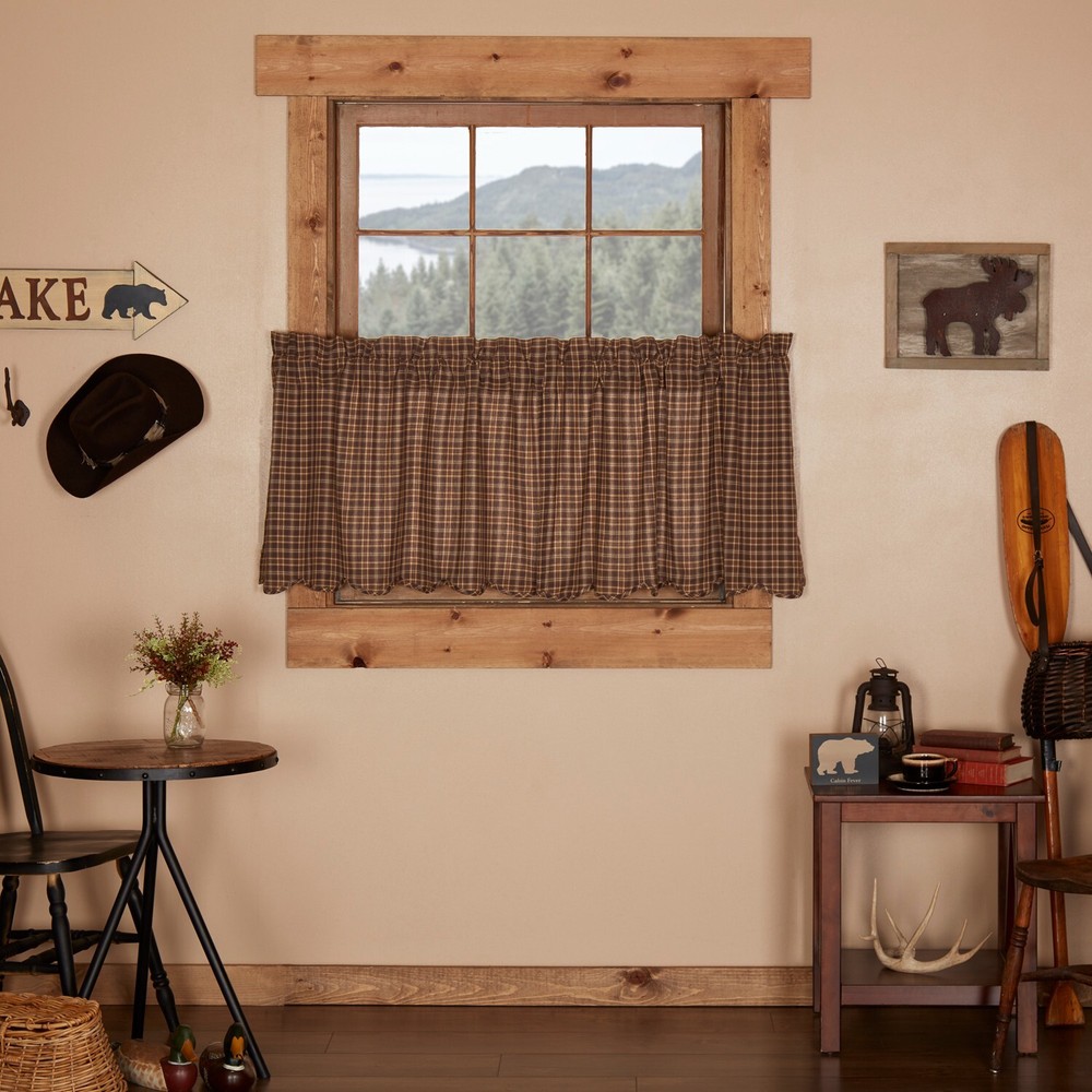 VHC Brands 14571 Prescott Tier Scalloped Lined Set of 2 L24xw36