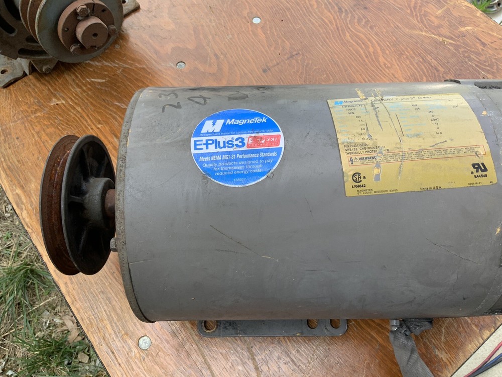 Magnetek Century E-Plus 3-Phase Motor 6-372058-01-f2 USED 7.5 Hp