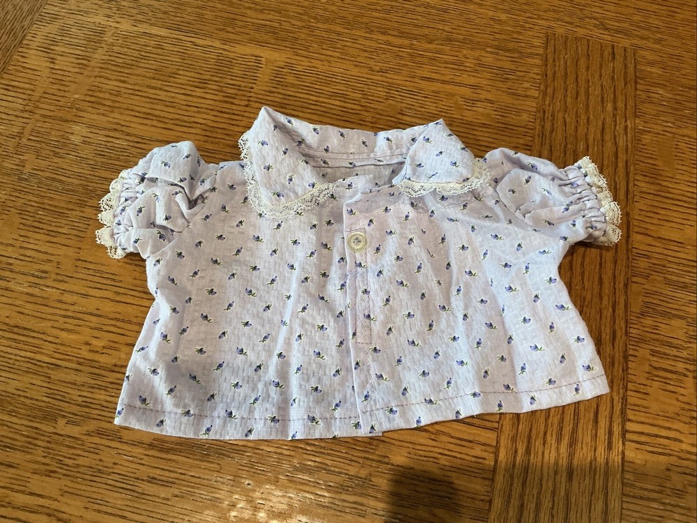 Vintage Baby Girl Lilac Rosebud Shirt