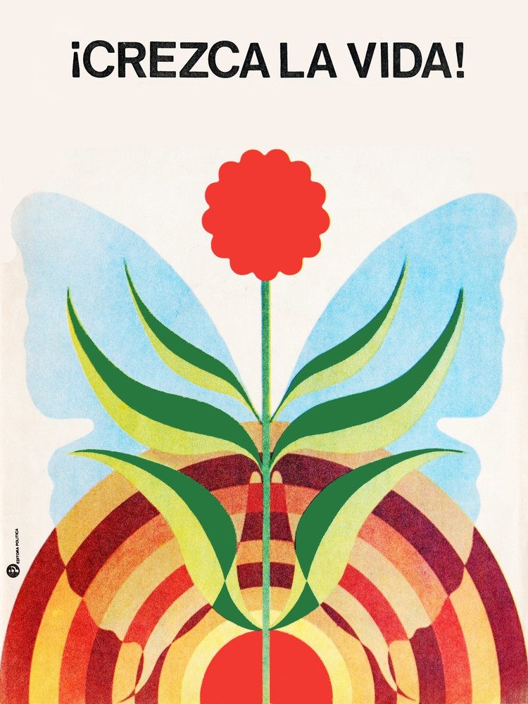 Crezca la Vida Decorative Poster. Fine Graphic Art. Wall Interior Design. 2461