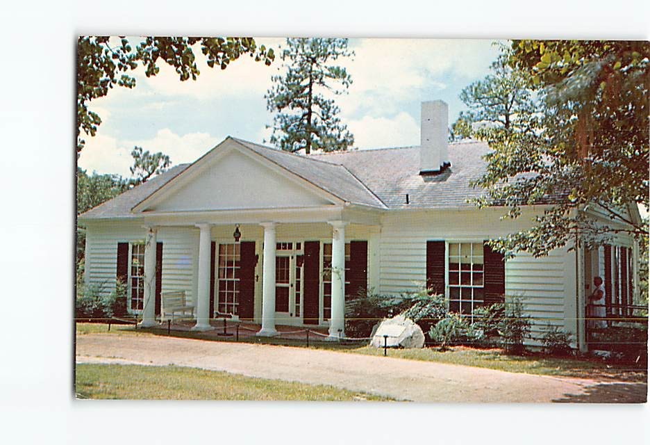 Postcard Little White House Warm Springs Georgia USA
