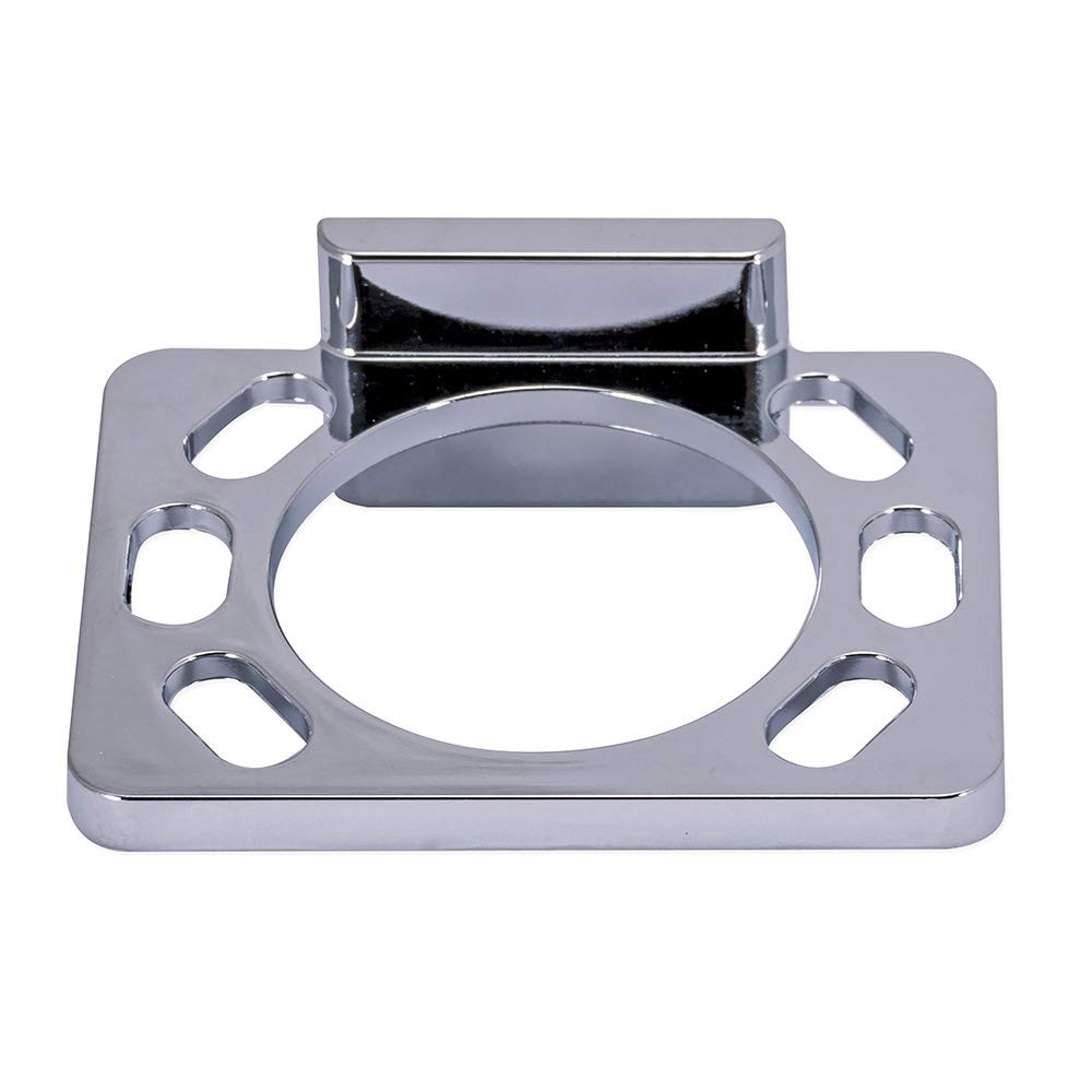 Alloy Steel Toothbrush & Cup Holder w/ Concealed Screw Chrome Finish Wall Mount