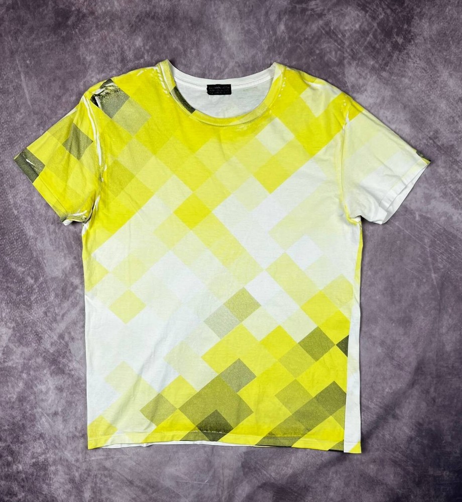 Final Home / Issey Miyake Japan Vintage Plaid Print T-Shirt Mens size S - M