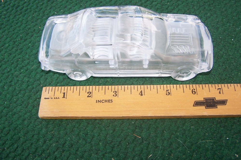 Hofbauer Mercedes W201 190E Lead Crystal Glass Desk Display Mint Condition