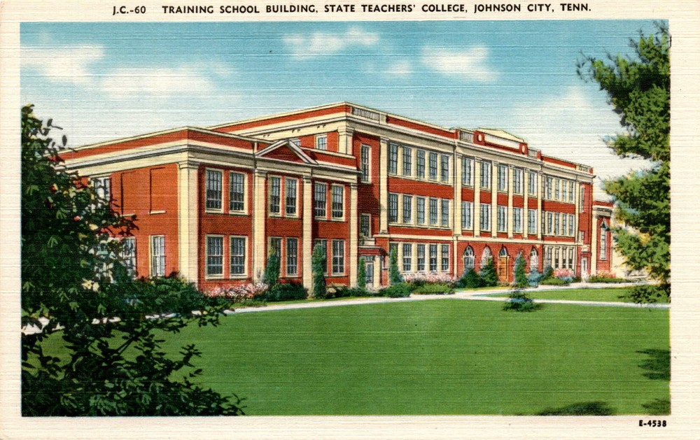 TRAINING SCHOOL BUILDING, STATE TEACHERS' COLLEGE, JOHNSON CITY Postcard