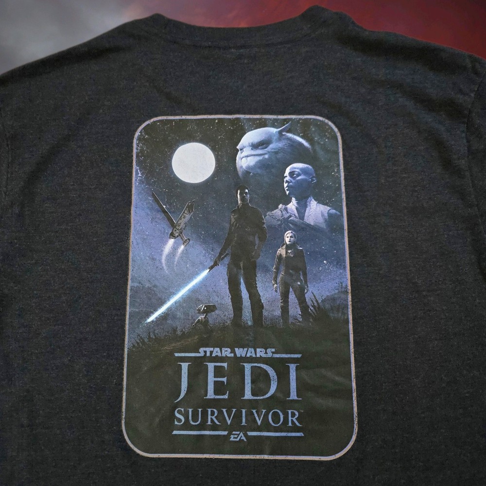 Star Wars Jedi Survivor T-shirt 2023 Respawn Dev Team crew shirt - Mens Medium
