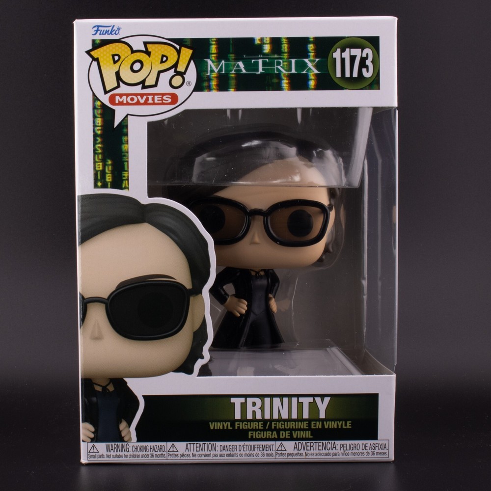Funko Pop The Matrix Trinity Vinyl Figure #1173 with Protector Case