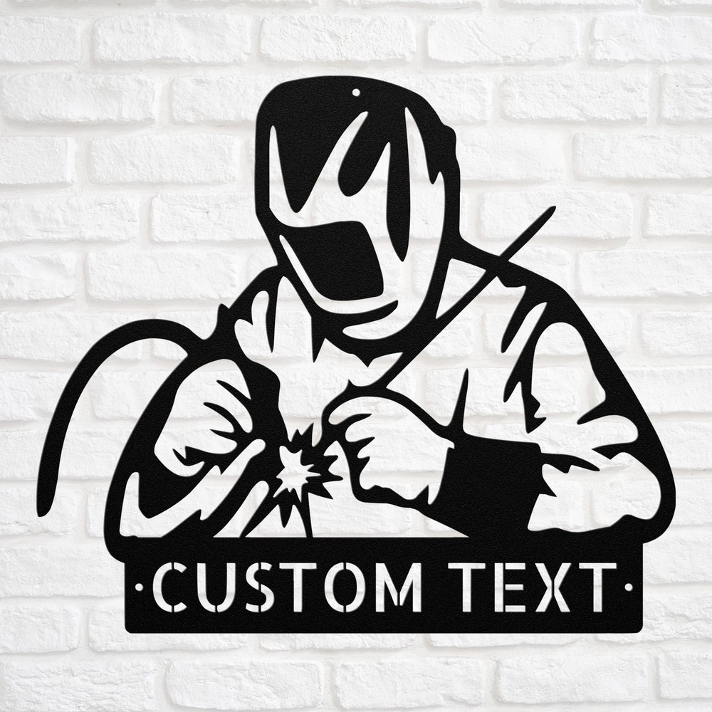 Personalized Welding Metal Sign Custom Decor Gift for Welders and Metalworkers