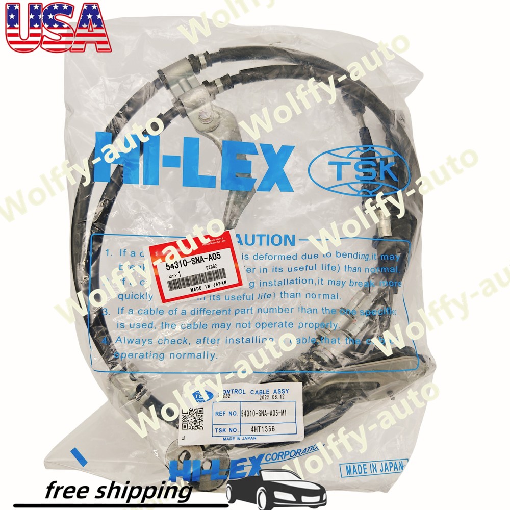 NEW MT Shifter Cables 54310-SNA-A05 Fits For 2006-2011 Honda Civic 1.8 US