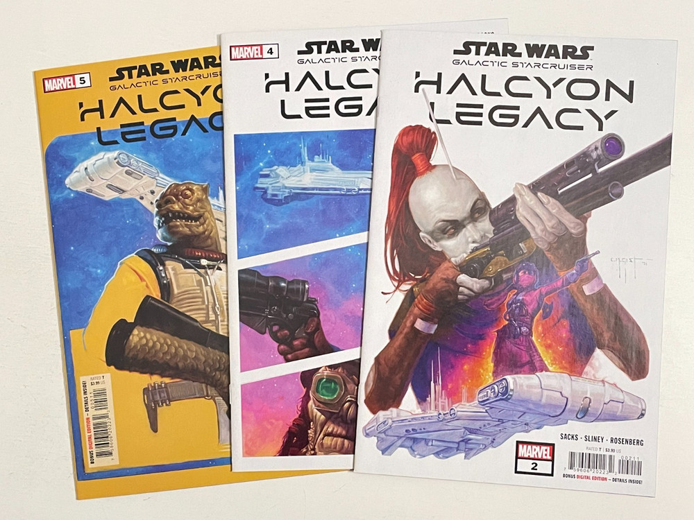 Marvel STAR WARS GALACTIC STARCRUISER HALCYON LEGACY LOT # 2 4 5 VF/NM 2022