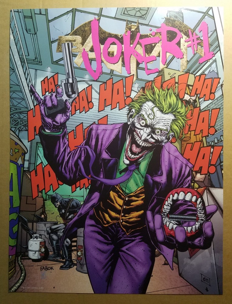 Batman 23 The Joker DC Comics Poster by Jason Fabok