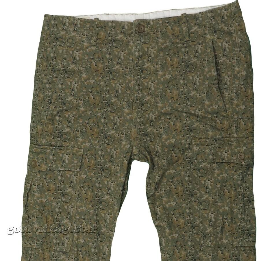 Levi's Camo Cargo Camouflage Army Military Hunting Pants W34