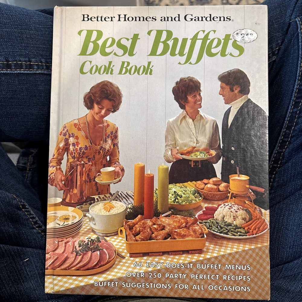 Better Homes and Gardens Best Buffets Cook Book 1974 EUC CookBook Hardcover
