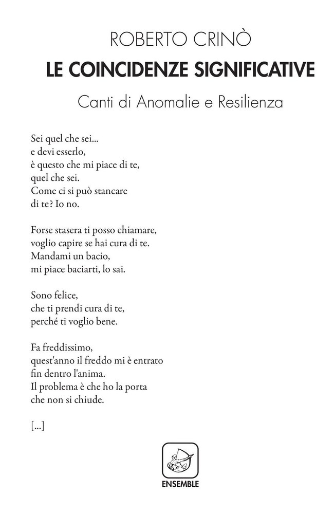 Roberto Crinò Le coincidenze significative. Canti di anomalia e resi (Paperback)Another great item from Rarewaves USA | Free delivery!