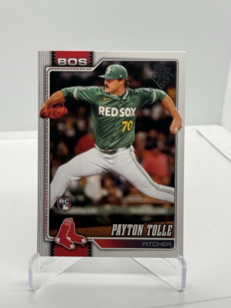 2026 Topps Series 1 #15 Payton Tolle Boston Red Sox RC