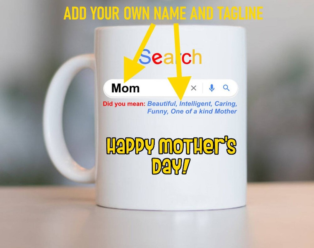 Custom Mother's Day Mug Gift For Mother's Day Mom Mug Gift For Mom Custom Search