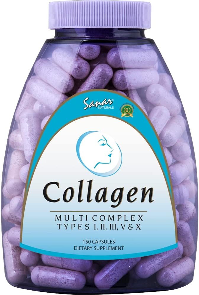 Extra Strength Multi Collagen Pills for Hair Skin and Nails – Types I II III V X