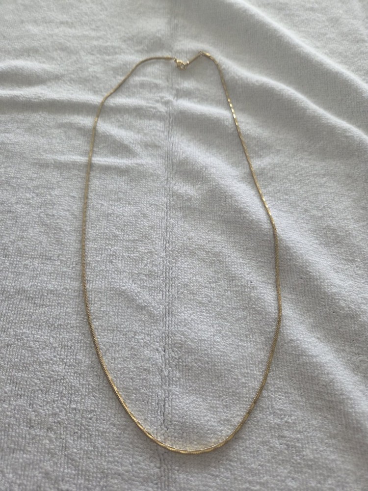 Napier Vintage Gold Plated Thick Rope Chain Necklace 24
