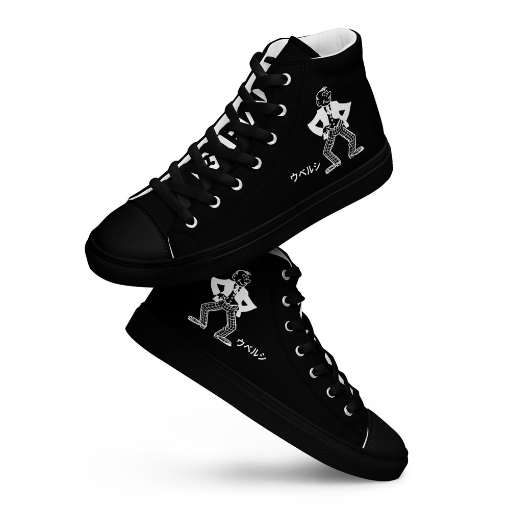 Dapper Dan Man Sneakers Shoes Men Women UVelsi High Top Canvas Handmade