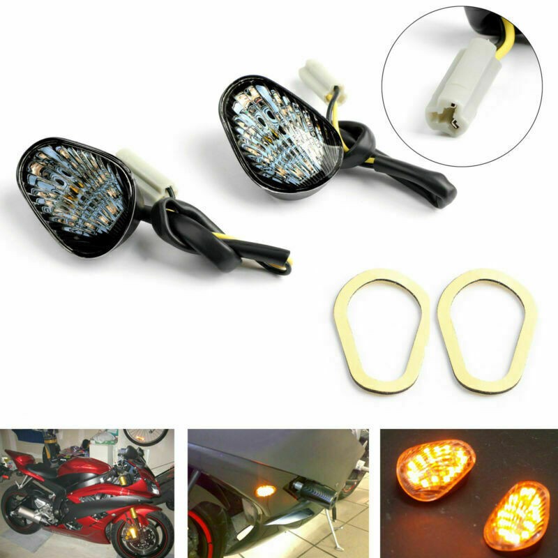Turn Signals Mount LED Flush For Yamaha YZF-R6 03-16 YZF-R1 02-08 R6S 2006-09