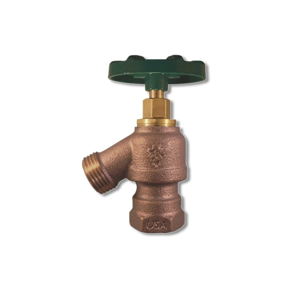 Arrowhead 1/2 or 3/4 in FIP Hose Brass Garden Valve 925LF