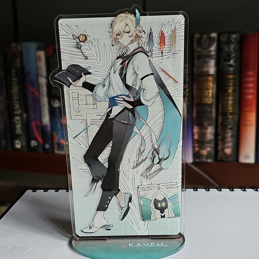 Genshin Impact Kaveh Acrylic Standee Figurine Anime Display Figure
