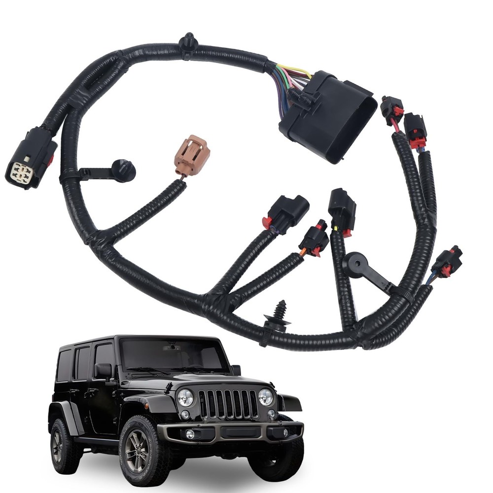 68087837AC Injector Wiring Engine Wire Harness Compatible with Ram 1500 Class...