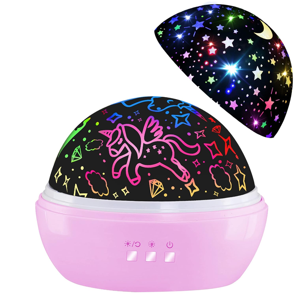 Night Light for Kids,Unicorn Night Light Star Projector Gifts for Kids Toddlers,