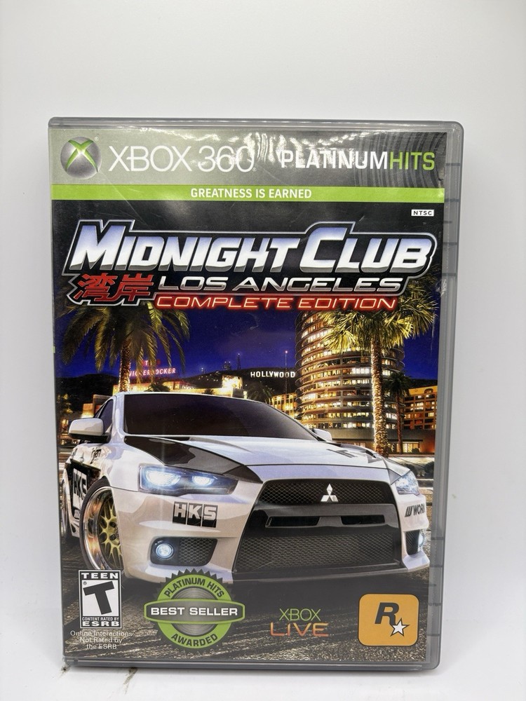 Midnight Club: Los Angeles Complete Edition (Platinum Hits) Xbox 360 Complete