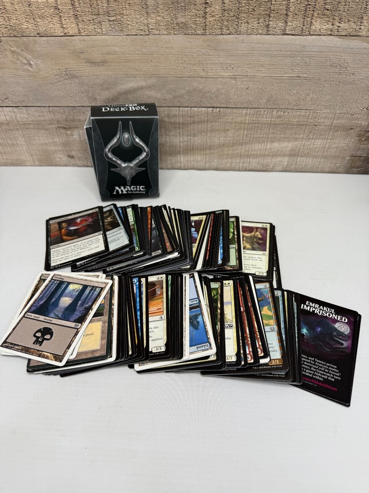 One Deck Box of random unknown Magic The Gathering Cards
