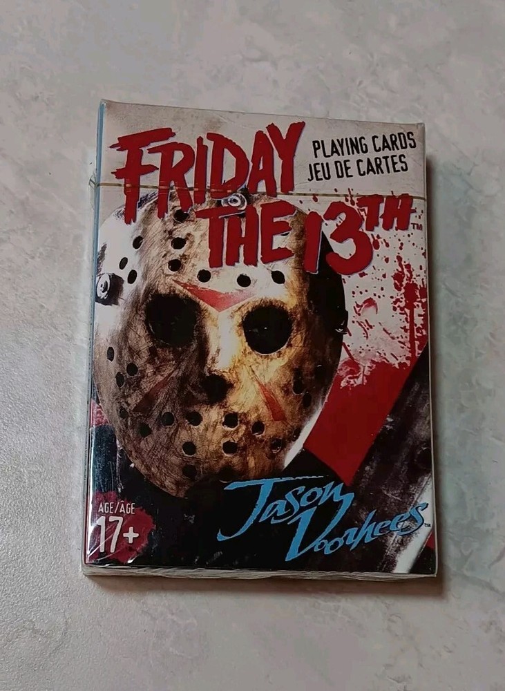 Friday the 13th Playing Cards Deck Classic Horror Movie Jason Voorhees Hockey