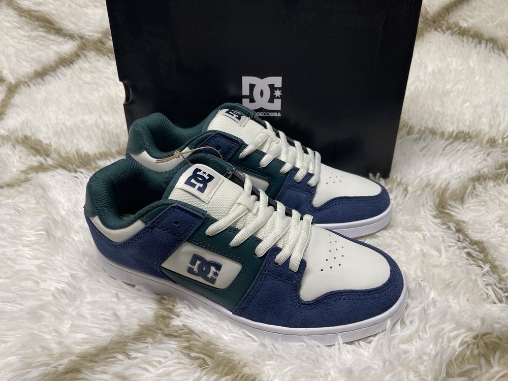 *Brand New* DC Manteca 4 Skate Shoes Low Top  Men's Size 9 Color Navy/White