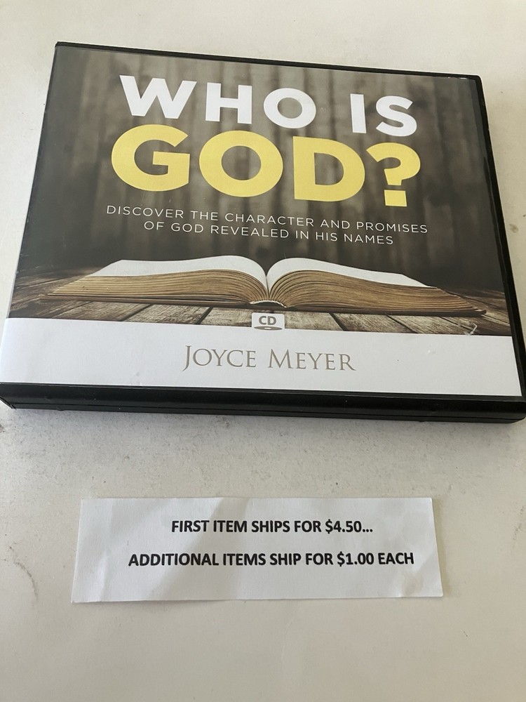 4 CD Set   Joyce Meyer - Who is God?    $4.50   Shipping $4.50/$1.00