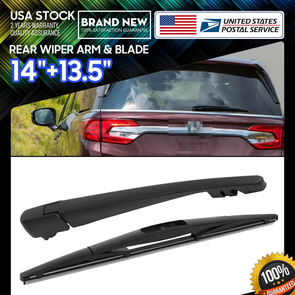 All-Season 14+13.5 Inch Premium Windshield Wiper Arm & Blade Set