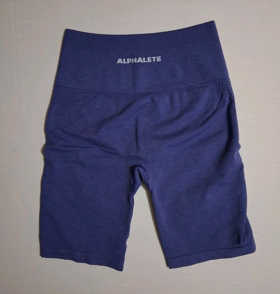 Blue Alphalete Biker Shorts / Blue Alphalete Shorts Womens Medium