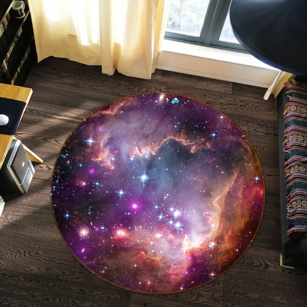3D Purple Starry Sky NAO3989 Game Rug Mat Elegant Photo Carpet Mat Fay