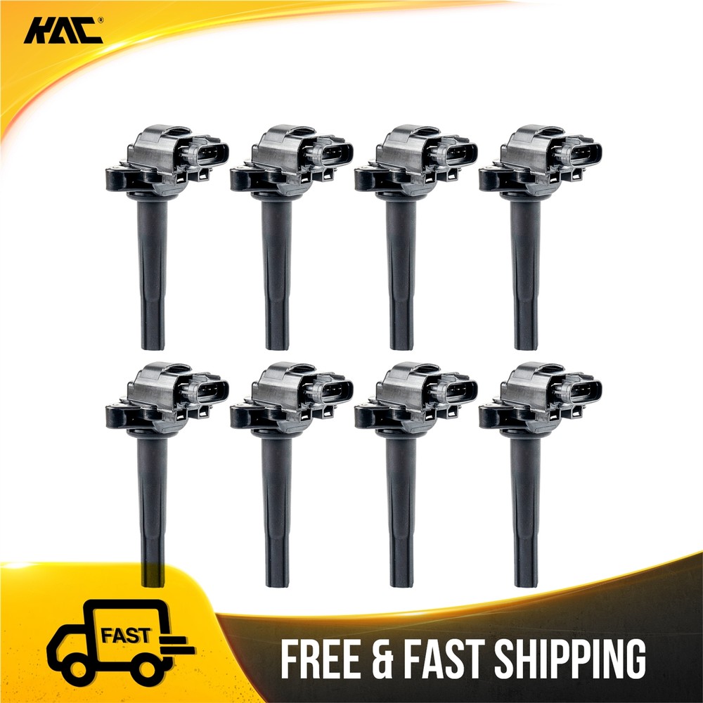 8x Ignition Coil UF229 New For Lexus SC400 LS400 GS400 4.0L V8 1998-2000