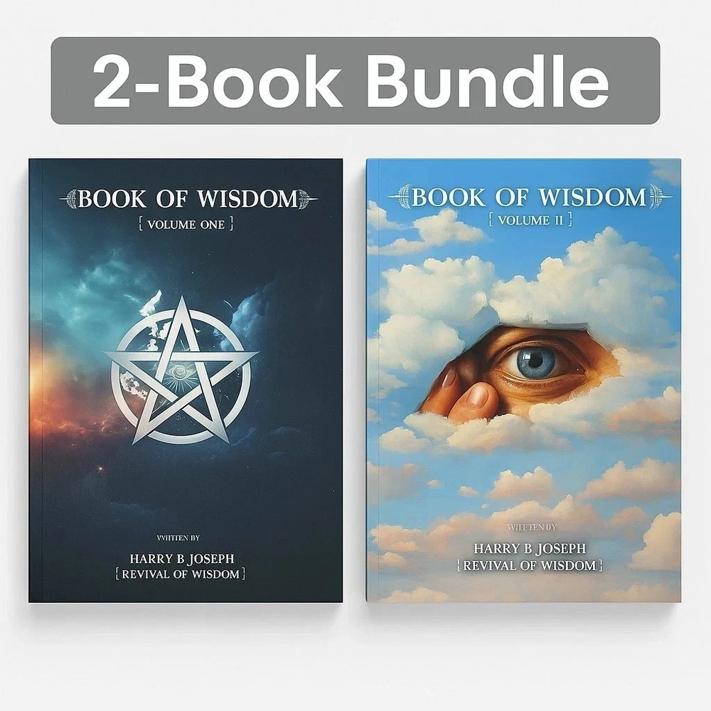 Book of Wisdom Volumes 1 & 2 by Harry B. Joseph -Paperback Bundle - US Stock