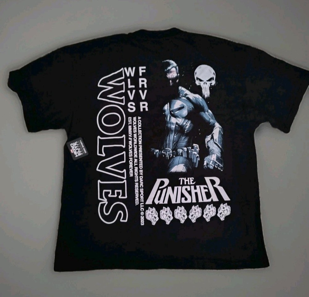 The Punisher Marvel x Darc Sport Collab Tee Premium XL Oversized