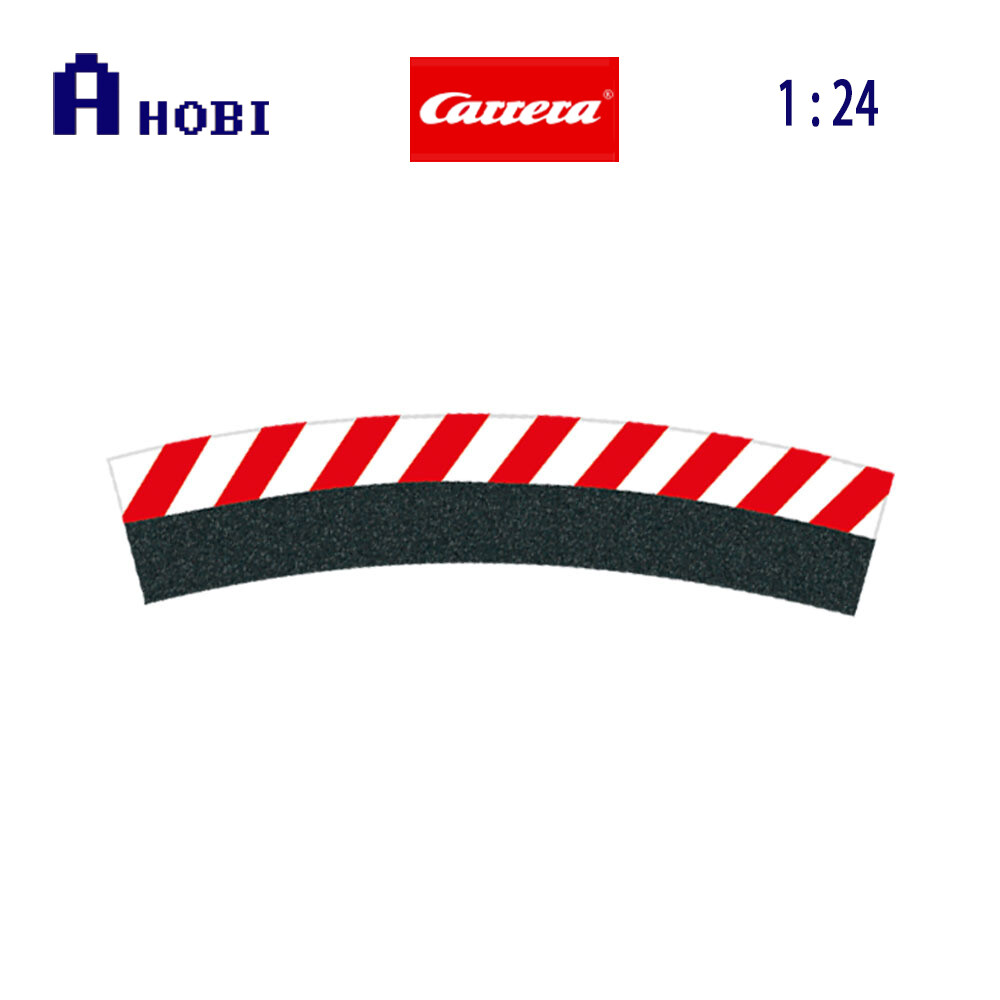 Carrera 1:24 Scale Hi-Bank Curve Shoulder Kit 8 Pieces Track Accessories