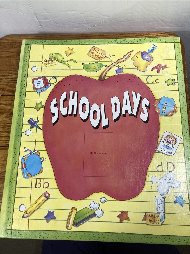 Vintage Scrapbook for School Memories Acid Free Unused Pages  -image