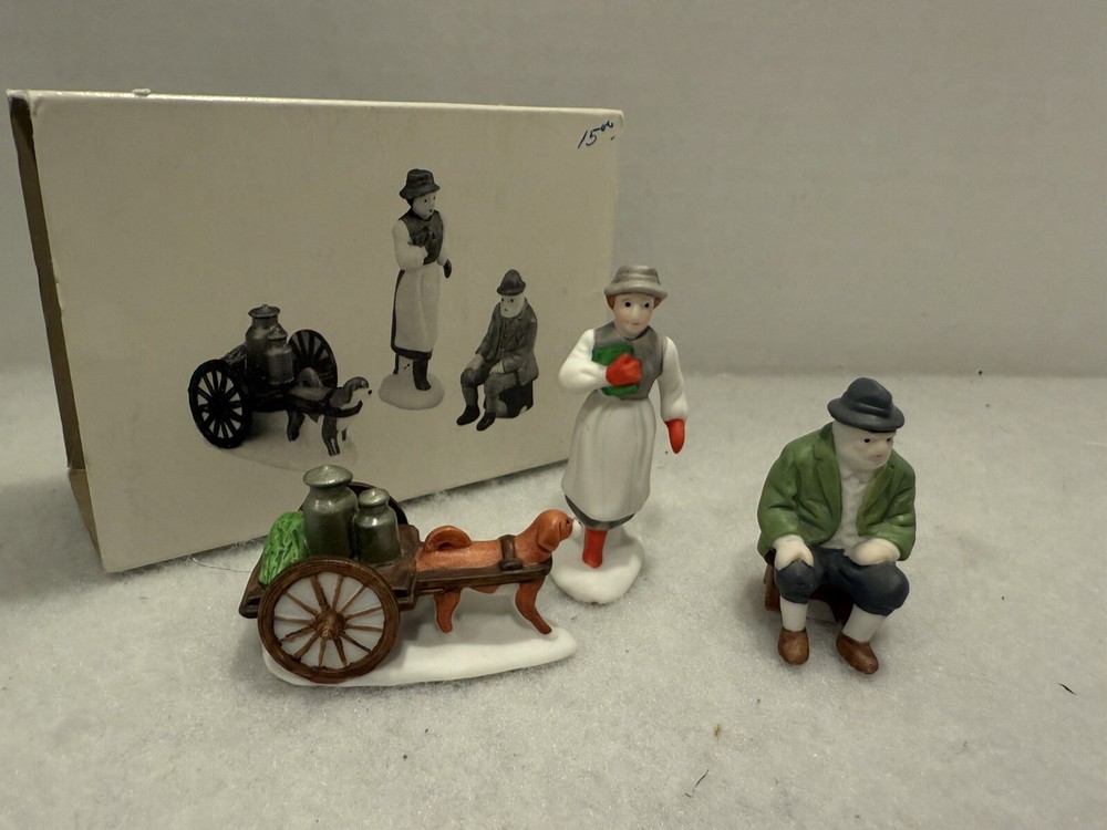 Dept 56  Heritage Alpine Village Series Alpine Villagers set of 3 6542-0 MIB