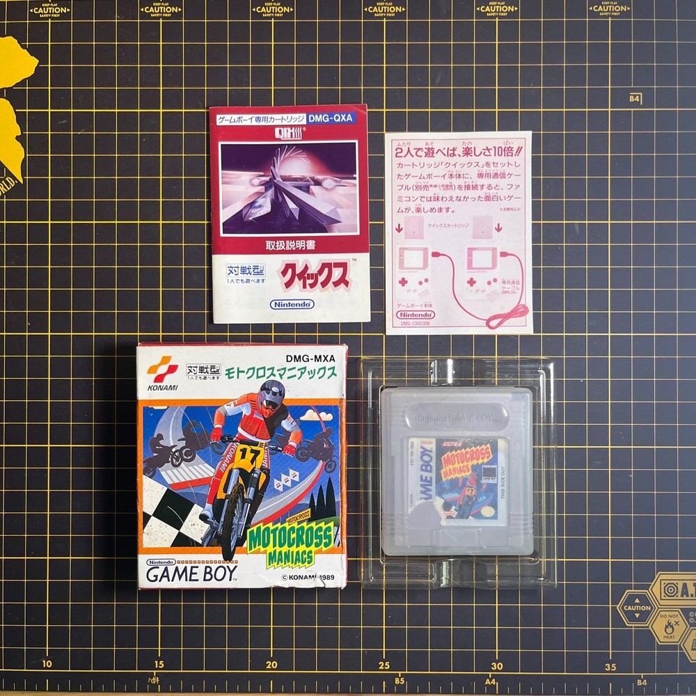 Gameboy MOTOCROSS MANIACS Nintendo GB Manual Box Complete CIB JAPAN