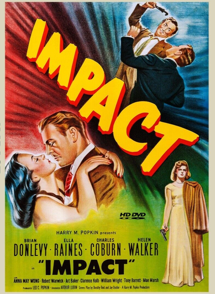 IMPACT 1947 DVD film Noir Classic Mystery Movie Brian Donlevy Charles Coburn