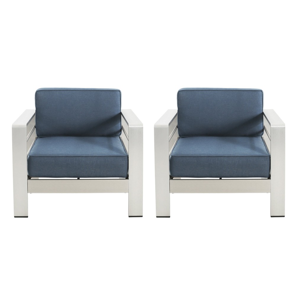 Weather-Resistant Outdoor Club Chair Cushion Cover