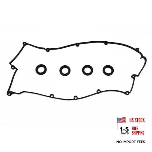 Engine Valve Cover Gasket with Spark Plug Seals Compatible with Hyundai