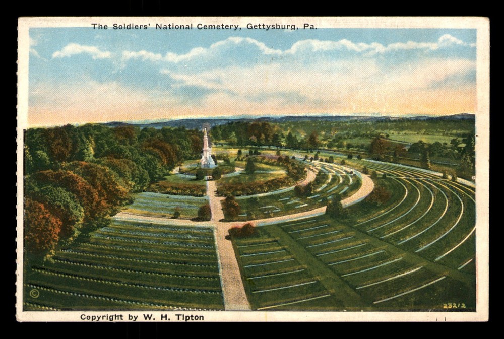 The Soldiers National Cemetery Gettysburg Pennsylvania PA Unp Postcard