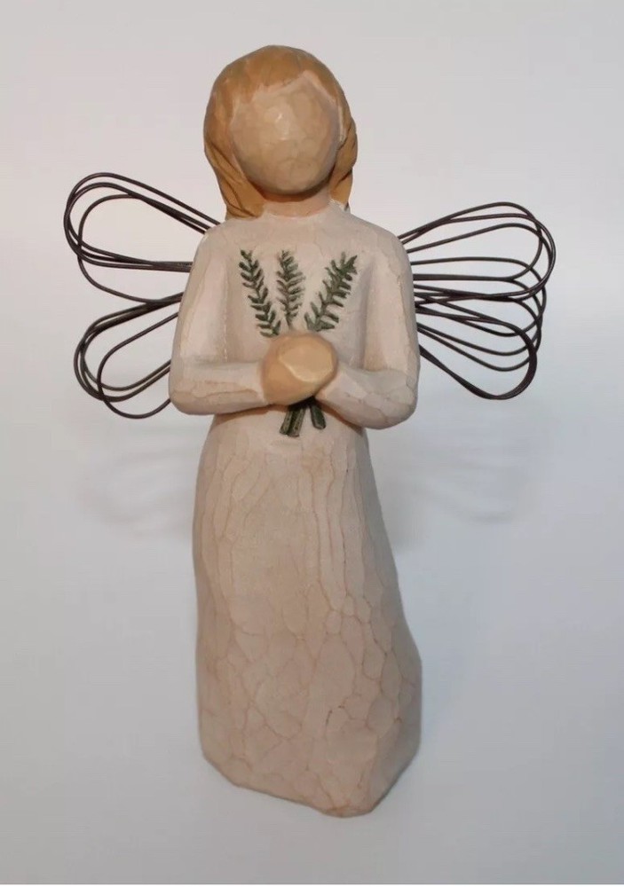 2001 Demdaco Willow Tree - Angel of Remembrance Figurine 6” Tall
