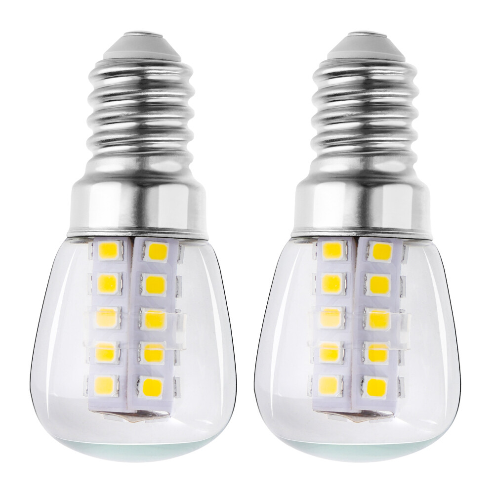 2PCS Refrigerator Bulb Replacement Oven Light Bulbs High Temperature