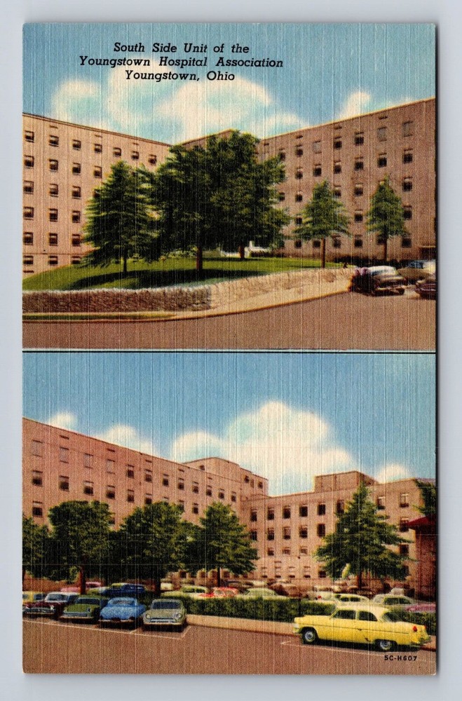 Youngstown OH-Ohio, South Side Unit Youngstown Hospital Assn Vintage Postcard